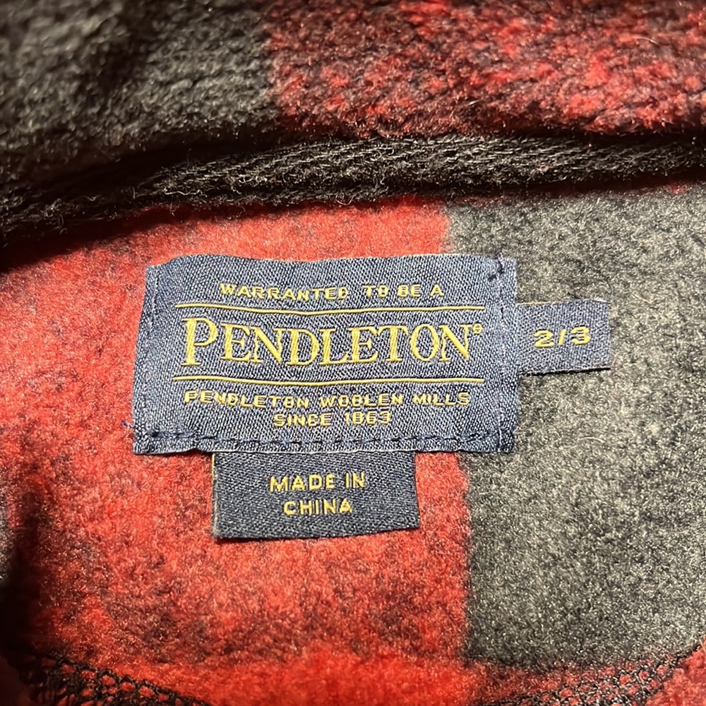 Pendleton flannel jacket. Size 2/3 - Picture 2 of 2